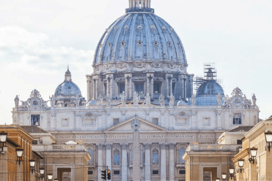 De Roma a París · imagen del recorrido