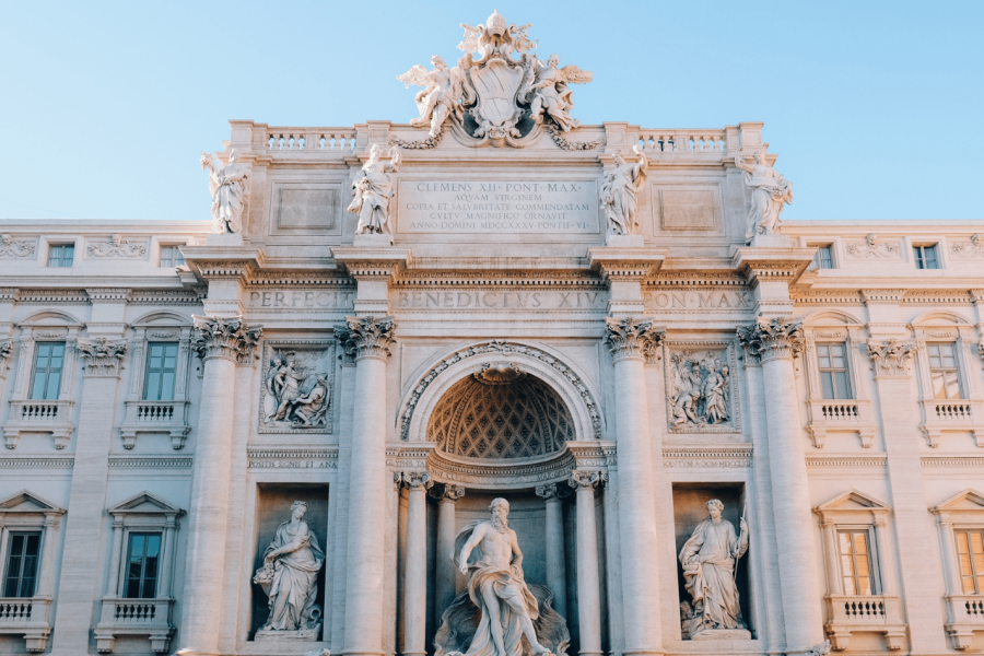De París a Roma · imagen del recorrido