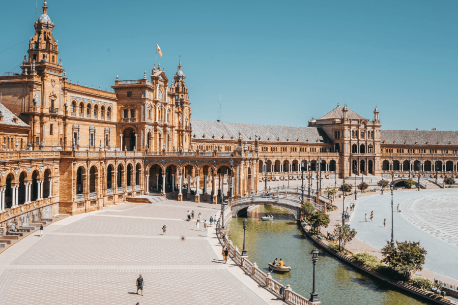 Italia y Andalucía · imagen del recorrido